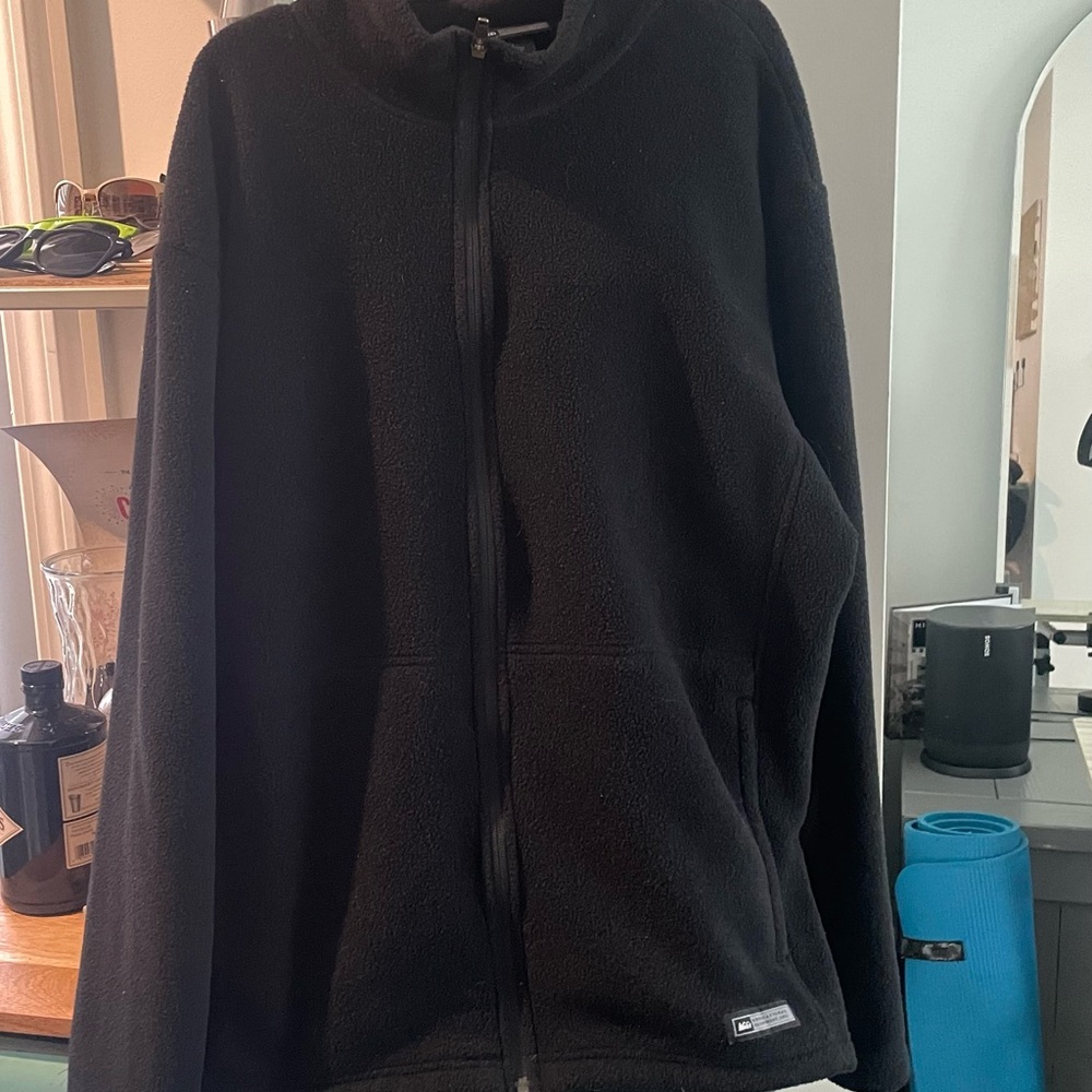 REI Black Zipper Jacket